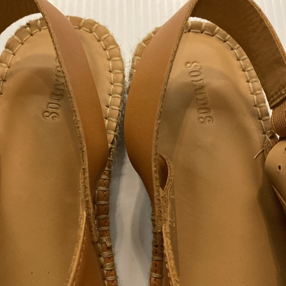 Soludos Eloise Leather Summer Sandals - size 9 - Picture 2 of 10